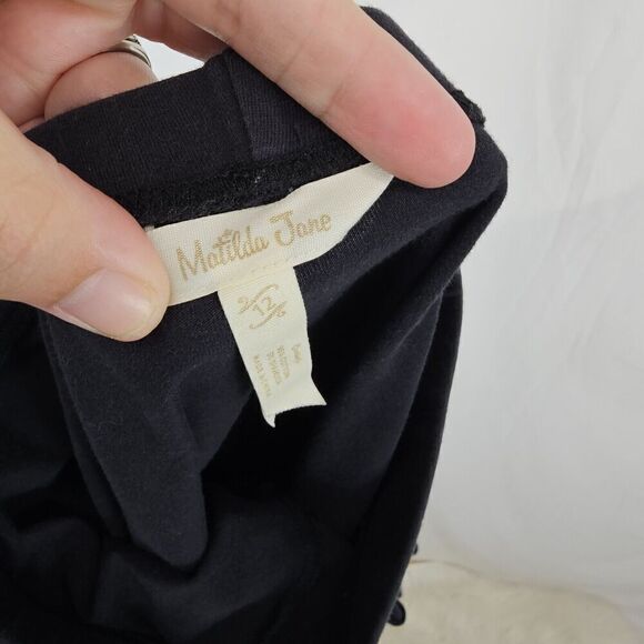 Matilda Jane Perfectly Paired Girls' Shortie - Onyx Black Shorts Size 12 - Picture 7 of 7